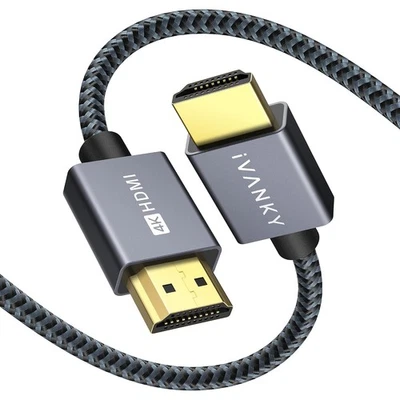 IVANKY Mini HDMI to HDMI Cable Adapter Converter 4K UHD High Speed HD HDMI A to Mini C