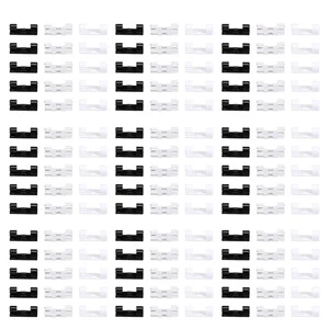 120 Pcs Clip Gestion Câble Miss Clips Auto-Adhésifs Fixation Ménage - Photo 1/12