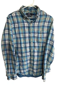 Vineyard Vines Small Men' Classic Fit Flannel Shirt Chandler Pond Plaid Media - Picture 1 of 5
