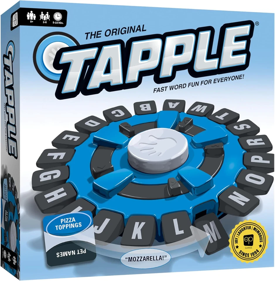 Usaopoly Tapple Board Game | 2-10 Players | 30 Mins | Ages 8