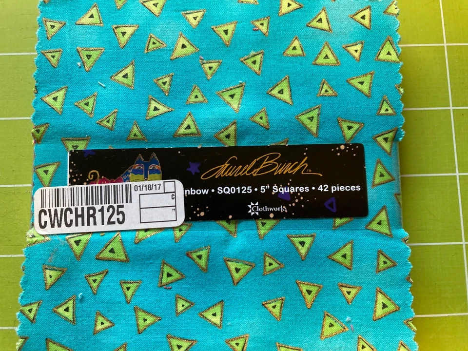 Laurel Burch Rainbow Charm Pack (Moda, 42-5" Squares) - Image 1 of 1