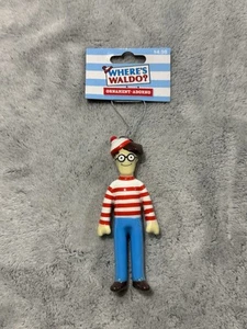 2024 RUZ Where's Waldo Novelty Christmas Tree Decoupage Plastic Ornament 4.5" - Picture 1 of 3