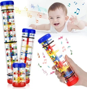Leitee 3 Pieces Rainmaker Rain Stick for Baby Shaker Sensory Auditory... - Picture 1 of 7