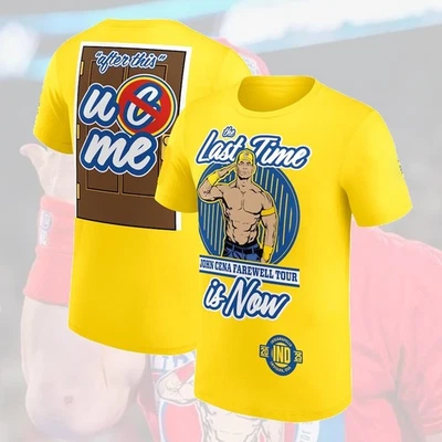 ARTÍCULO DE MODA - 2025 John Cena Farewell Tour Indianápolis Amarillo Regalo para Fans Foto 1 de 2