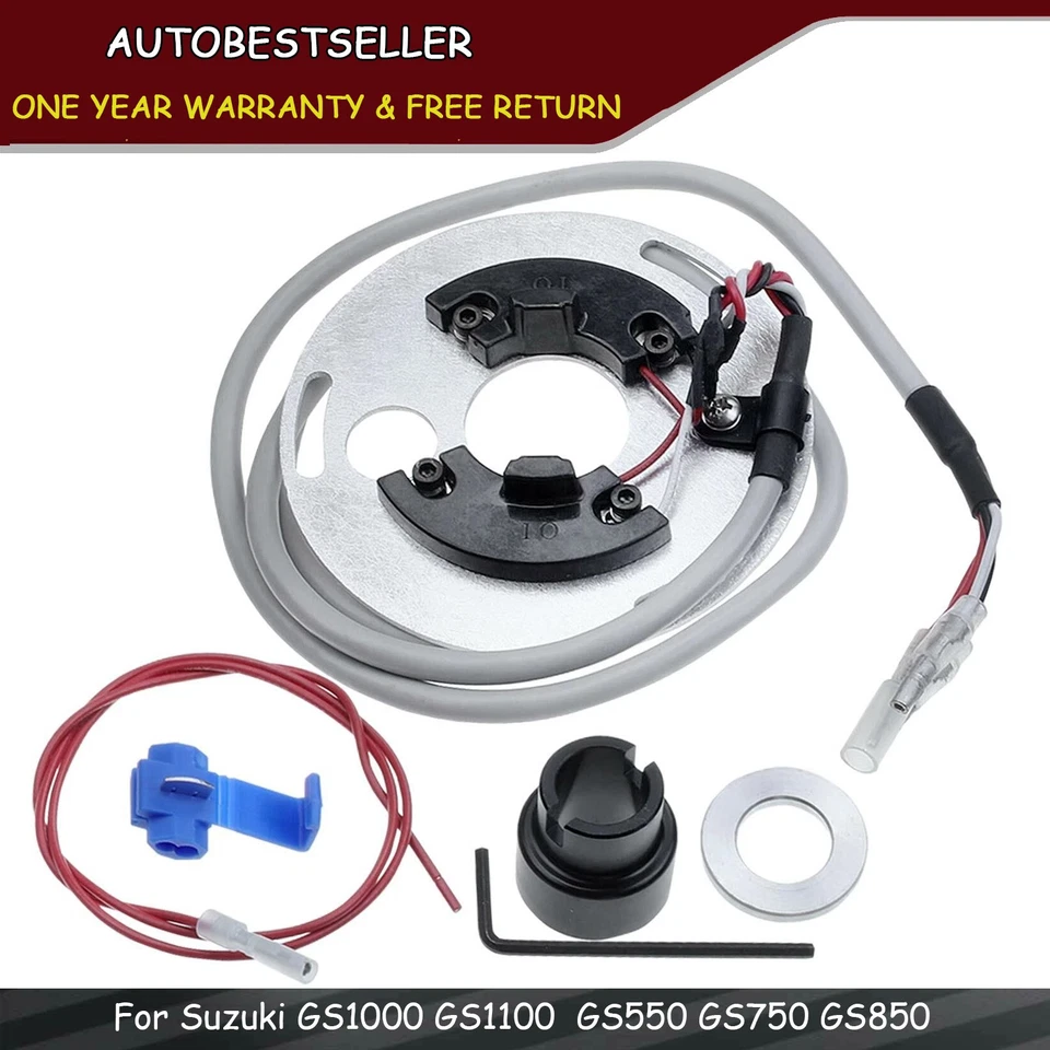 Electronic Ignition System for Suzuki GS1000 GS550L GS550T GS750 GS850GT GS850GX Foto 1 de 4