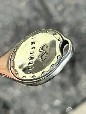 Оригинальный полированный запасной ключ Nissan Infiniti Q45 ПЛАТИНА KEY00-00160 OEM JDM - Изображение 1 из 4