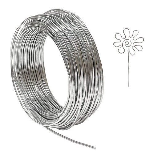 Aluminium Wire Soft Bendable Metal Craft Wire Floral Wire Art Craft Model Making - Image 1 of 4