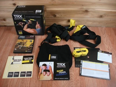 Kit básico de entrenamiento con suspensión TRX equipo de entrenamiento DVD usado en excelente estado Foto 1 de 2