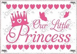 Prince or Princess Baby Sticker, Vinyl Decals, Wall Art, Nursery, Kids Room - Picture 1 of 9