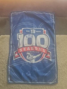 ahmad bradshaw signed giants nfl 100 season 100th year hand towel rally auto - Picture 1 of 2
