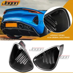 Real Carbon Fiber For Lotus Emira V6 I4 2022-23 2024 Rear Bumper Air Vent Cover - Picture 1 of 12