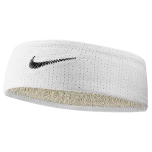 Nike Diadema M FURY DIADEMA TERRY Blanca Just Do It Correr Gimnasio Ropa Deportiva - Imagen 1 de 2