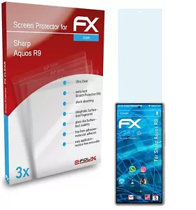 atFoliX 3x Pellicola Protettiva per Sharp Aquos R9 chiaro - Foto 1 di 8