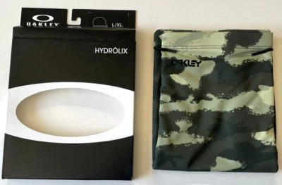 Máscara Oakley Cuello Polaina L/XL Hydrolix Verde Camuflaje Reflectante Nueva Foto 1 de 4