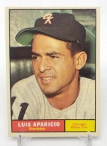 1961 Topps LUIS APARICIO Base Set Chicago White Sox #440 Set Pull Clean EX-MT+