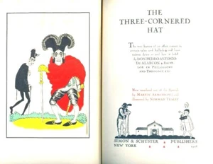 THE THREE-CORNERED HAT Don Pedro De Alarcon HB 1928 Norman Tealby Illustrations - Imagen 1 de 4