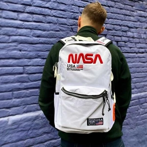 Backpack NASA White ,Nasa Space Logo, Travel, Nasa,Astronomy - Picture 1 of 6