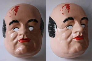 SEHR SELTENE VINTAGE 80ER JAHRE MIKHAIL GORBATSCHOW MASKE CCCP UDSSR POLITIKER GRIECHENLAND NEU! - Bild 1 von 6