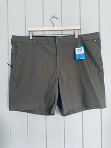 Neu mit Etikett Columbia Flex Roc Shorts Größe 46 Omni-Shade UPF 50 Schrittlänge 8" Schrittlänge oliv - Bild 1 von 4