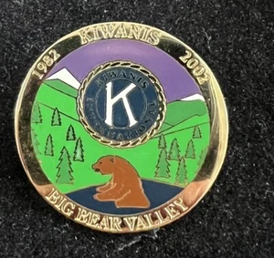 Kiwanis International Lapel Hat Pin Big Bear Valley 1982 2002 - Picture 1 of 4