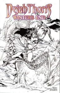 DEJAH THORIS WINTERS END ONE SHOT 1:11 COPIA CASTRO EN BLANCO Y NEGRO FOC INC - Imagen 1 de 1