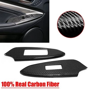 Interior Trim Dry Carbon Fiber Door Window Switch Cover For Lexus RC F 2015-2022 - Bild 1 von 9