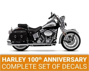 Harley Davidson 100th Anniversary Softail Springer decals stripes full set # 107 - Picture 1 of 9
