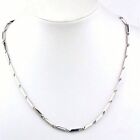 Hot Sell 19-20 " Titanium Steel Rice Shape Link Chains Necklace Jewelry Men