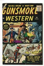 GUNSMOKE WESTERN #45 VG/F  Atlas Western Kid Colt