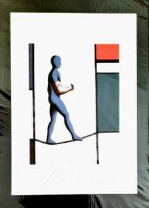Mark Kostabi -  70x50 cm  mit einem hochwertigen Passepartout - Nr.5/50 - Bild 1 von 3
