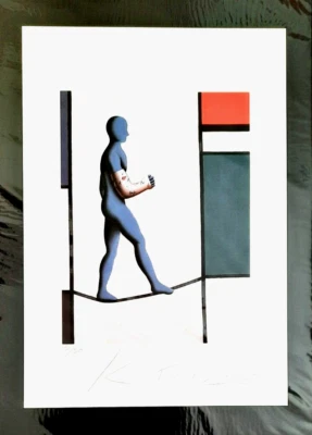 Mark Kostabi -  70x50 cm  mit einem hochwertigen Passepartout - Nr.5/50 - Bild 1 von 3
