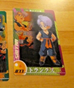 DRAGON BALL Z DBZ MORINAGA WAFER JAPANESE CARDDASS CARD CARTE 077 JAPAN MINT - Picture 1 of 2