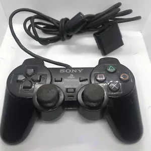 Oficial OEM Sony Playstation 2 PS2 Controlador Dual Shock Negro SCPH-10010 - Imagen 1 de 4