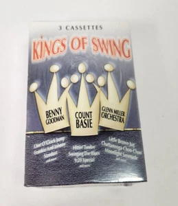 Kings Of Swing 3 Cassette Set 30 Songs Benny Goodman Count Basie Glenn Miller - Picture 1 of 5