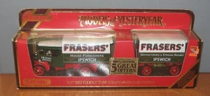 Matchbox Models of Yesteryear Y27 Foden Steam Wagon & Trailer Frasers - Picture 1 of 1