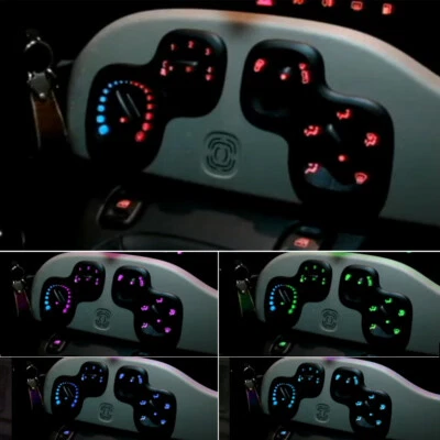 2Pcs White / Red LED Heater Control Upgrade Bulbs For FIAT PANDA MK3 2012-2020 - Image 1 of 4