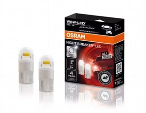 2x W5W OSRAM LED Night Breaker 2.0 mit StVZO Straßenzulassung 2825DWNBC 6000K 1W - Bild 1 von 6