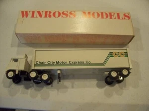 SEDIA CITY MOTOR EXPRESS 1981 TRATTORE RIMORCHIO PRESSOFUSO WINROSS TRUCK - Foto 1 di 1