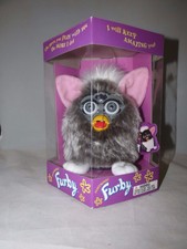 ORIGINAL 1998 FURBY MODEL 70-800  TIGER ELECTRONICS* PINK & GRAY NEW IN BOX RARE