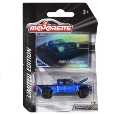 Ford F-150 Raptor Pickup Truck Blue Majorette Limited Edition 7 2021 201D-4 1:64 - Image 1 of 3