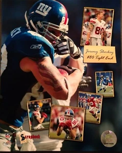 JEREMY SHOCKEY Scapbook Series 8X10 PHOTO New York Giants - Picture 1 of 1