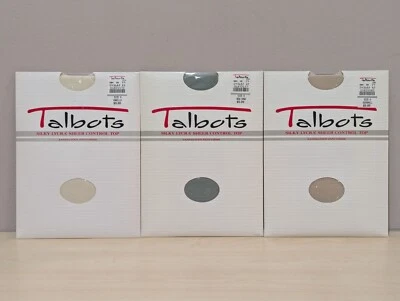 Pantimedias Talbots Lycra Sedosa Control Transparente Top Sandalio Salvia Vainilla Concha Marina Foto 1 de 4