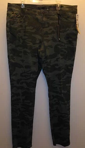 New Army Camouflage strechy womens supplies union bay studded pants 20W,16W, 8W - Picture 1 of 4