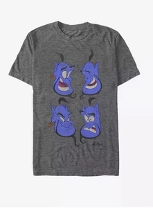 Camiseta Disney Aladdin Genie Faces Talla M - Mediana - NUEVA - Oficial - Imagen 1 de 7
