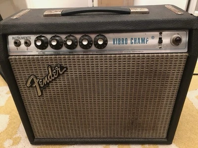 Fender Vibro Champ Silverface 1970’s - Excellent - image 1 of 4