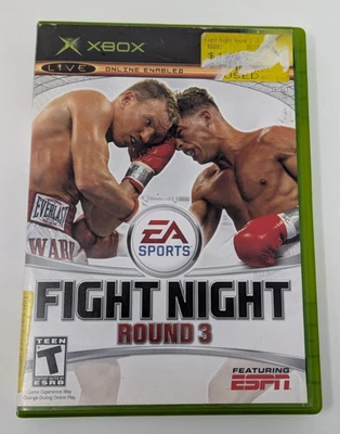 Fight Night Round 3 Original Xbox 2006 CIB con Manual • EA Sports • ESPN Foto 1 de 3