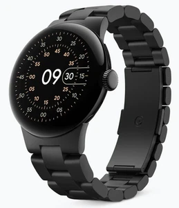 Original Google Pixel Watch - 41mm - Metal Links Band -Matte Black (Open Box) - Photo 1 sur 4