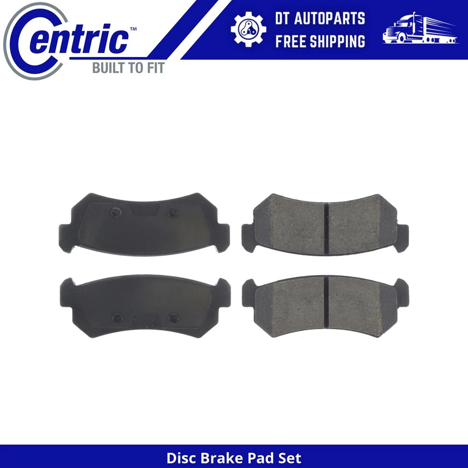 Para Chevrolet Optra 2004-2007 | Pastilhas de freio a disco traseiras centrais | Cerâmica - Imagem 1 de 4