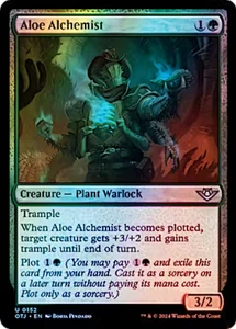 Aloe Alchemist 0152 Foil Outlaws of Thunder Junction Magic The Gathering poco común - Imagen 1 de 1