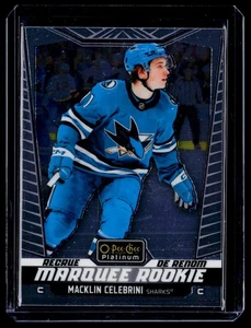 2024-25 O-Pee-Chee OPC Platinum - Marquee Rookie RC Macklin Celebrini 263 Sharks - Picture 1 of 3